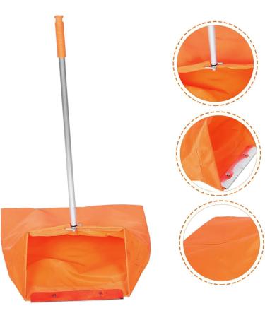 North sea Trash Picking Dust Pan Garden Long Handle Sweeper Dust Pan Ergonomic Cleaning Dustpan with Collector Bag for House Kitchen Room Indoor Floor - Buy Online on GoSupps.com