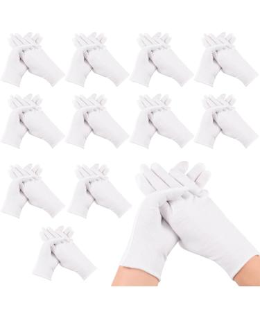 48 Pcs White Cotton Gloves for Overnight Moisturising Dry Hand Eczema Soft Coin Jewelry Inspection Gloves Serving Gloves Moisturizing Gloves One Size - Buy Online on GoSupps.com