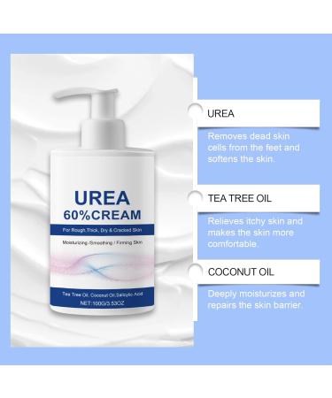  CongRong Foot cream with 60% urea for cracked heels and dry skin coconut oil to moisturize deep hydration fast absorption moisturizes dry skin - Buy Online on GoSupps.com