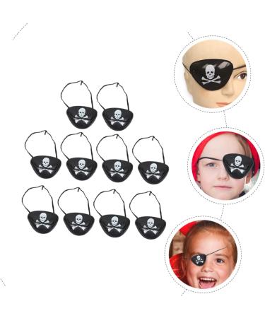 Didiseaon 24 Pcs Pirate Eye Patches Kids & Adults Halloween Costume Accessories | Blindfolds for Parties & Play - Buy Online on GoSupps.com