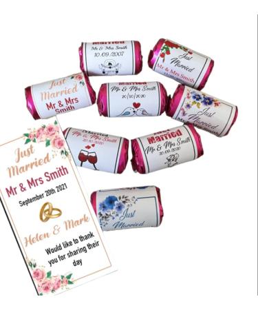 Personalised wedding/civil ceremony favours- wedding rings