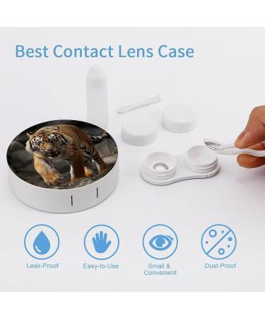 Buy Malayan Tiger Print Contact Lens Case | Durable Travel Lens Care Box - Shop Now for International Shipping - Buy Online on GoSupps.com