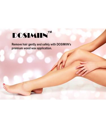 DOSIMIIN 4 Style Wooden Waxing Sticks 300 Pack - Hair Removal Applicator Spatulas for Brazilian Waxing & Eyebrow - Assorted Sizes for Small to Large Areas - Buy Online on GoSupps.com