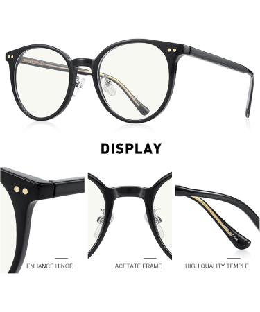 KDOQ Blue Light Blocking Glasses - Cat Eye Anti-Blue Ray Gaming & Computer Glasses for Men & Women in Black - Buy Online on GoSupps.com