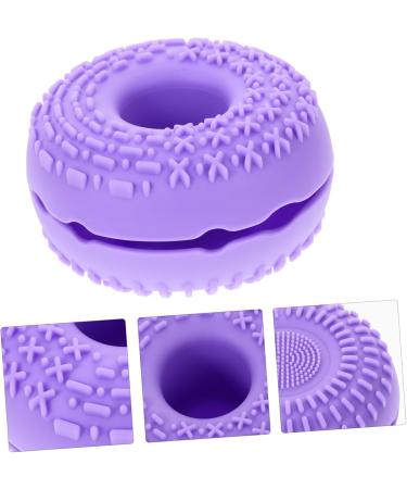 Healeved Makeup Brush Cleaner Pad Makeup Sponge Cleaners Make up Cleaner Make up Sponge Cleaner Makeup Brush Cleaner Mat Make up Brush Cleaner Cleanser Usb Silica Gel Purple Silicone Brush 8.3x8.3cm Purple - Buy Online on GoSupps.com