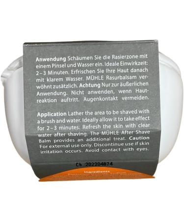 MHLE Shave Care Porcelain Dish with 65g Sea Buckthorn Shaving Soap - Buy Online on GoSupps.com