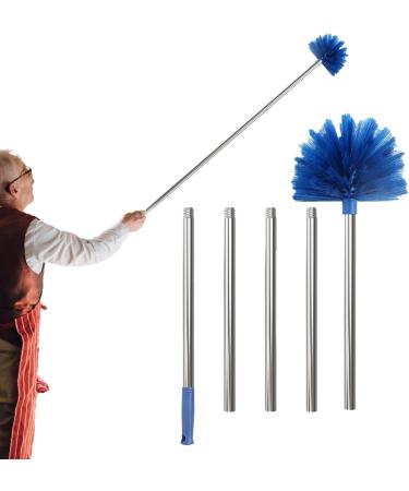 Cobweb Duster with Extension - Sturdy Extendable Spider Web Brush with Long - Spider Web Remover for Cleaning Ceiling Fan High Ceiling Blinds Furniture & Cars Siopob - Buy Online on GoSupps.com