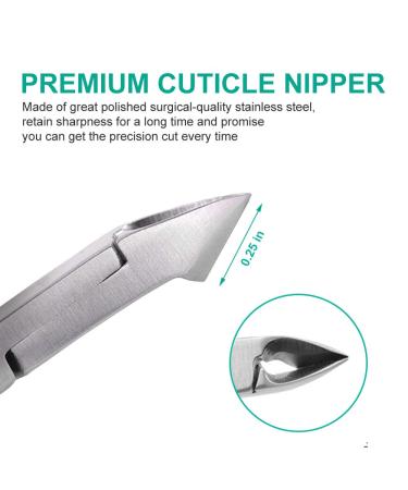 IVON Cuticle Trimmer - Professional Stainless Steel Nipper Cutter in Green - Buy Online on GoSupps.com