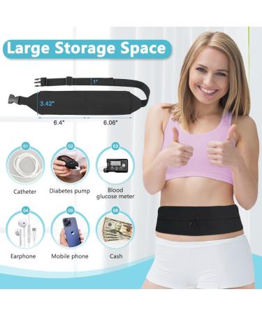 Buy Peritoneal Dialysis Belt & G Tube Holder | Gastrostomy Catheter Covers & Accessories for Adults - Black - Buy Online on GoSupps.com