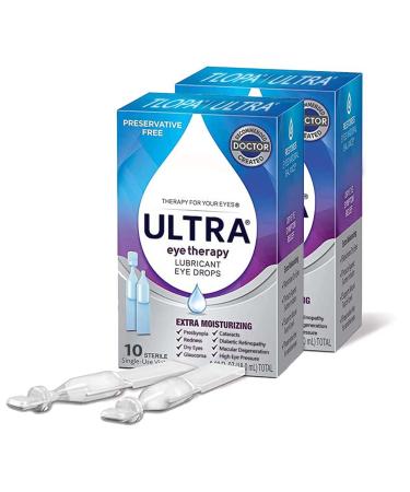 Hhkuize TLOPA Ultra Eye Therapy Drops 1/2/3 Boxes Tlopa Eye Drops Tlopa Ultra Eye Drops TLOPA Eye Drops (2Box-20pcs)