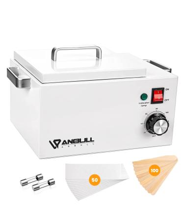 Anbull Professional 5.5lb Single Wax Warmer  Electric Lagre Wax Heater Pot for Hair Removal with 20-120  Temperature Control  Paraffin Hot Facial Skin SPA Equipment One Pot