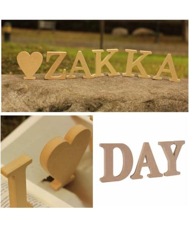 Freeas Decorative Wood Letters - Alphabet Wall Decor for Kids Baby Names Weddings & Parties - 26 Hanging Wooden Letters (A) for Girls' Bedrooms - Buy Online on GoSupps.com