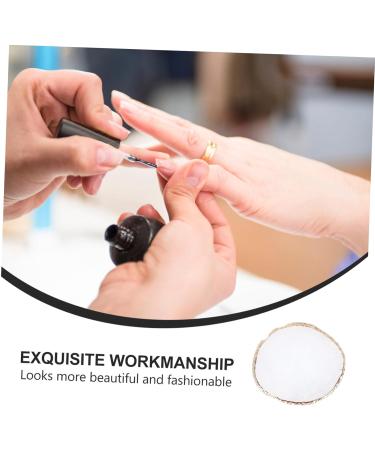 Didiseaon Palette de M lange pour Ongles Blanc avec Bord Dor Plateau de Peinture Nail Art pour Salon et Usage Professionnel Outil Pratique pour Cr ation de Couleurs Uniques - Buy Online on GoSupps.com