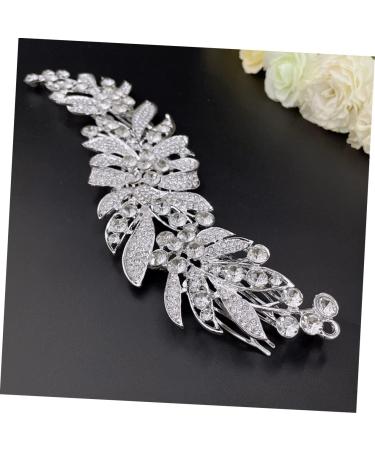 VINTORKY Hair Comb Classroom Bridal Hair Clips Rhinestone Barrettes Pearl Barrette Pearl Headpiece Tiara Bridal Headpieces for Wedding Rhinestone Full Bride - Buy Online on GoSupps.com