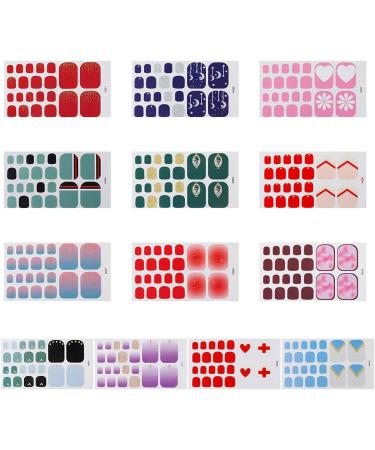 22 tips/sheet Beauty & Health Self-adhesive Nail Art Waterproof Manicure Decals Toe Nail Stickers Nail Decorations Nail Stripe(H004) - Buy Online on GoSupps.com