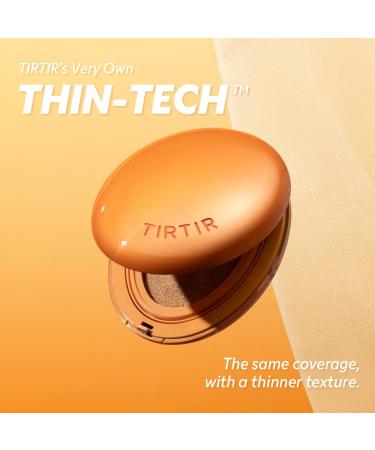  *Mini Size* TIRTIR Mask Fit Ai Filter Cushion Foundation | AI-Like Semi-Matte Finish - Up to 72-Hour Medium to Full Coverage Korean BB Cushion Make up Beauty #23N Sand 0.15 Fl Oz - Buy Online on GoSupps.com