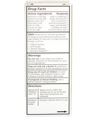 Lidell Letting Go Homeopathic Oral Spray - Relieve Overwhelm & Fatigue - Calm Mind Remedy - 1.0 fl. Oz - International Shipping Available - Buy Online on GoSupps.com