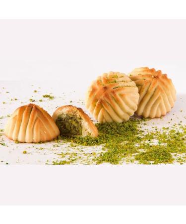 Luxurious Pistachio-filled Mamoul Cookies - 350g - Buy Online on GoSupps.com