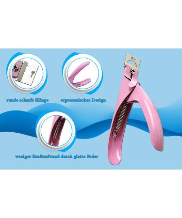 Buy SMI Pink Acrylic Nail Clipper - Stainless Steel Manicure Tool for Gel & False Nails - Buy Online on GoSupps.com
