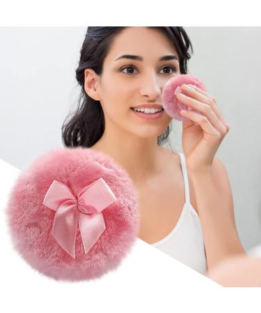 Super Bellies Happy Powder Puff Baby Powder Puff Glitter Round Bow Baby Powder Puff Bow Knot Body Powder Puff Round Powder Puff Makeup Sponge Bulk One Size Pink - Buy Online on GoSupps.com
