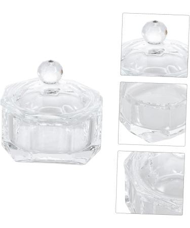 minkissy Nail Art Crystal Cup Candy Bowl Monomer Dish Crystal Liquid Nail Dish Manicure Mini Dappen Dish Nail Glitter Holder Acrylic Powder Holder Nail Powder Cup Dish Storage Box Glass 6X6cm Transparent - Buy Online on GoSupps.com