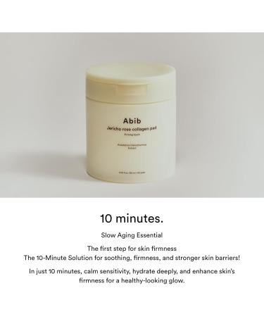 Abib Jericho Rose Collagen Pad - 60 Firming Toner Pads with Hydrating Collagen Extract for Radiant Skin | International Shipping Available - Buy Online on GoSupps.com
