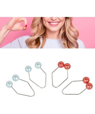 Dimple Maker Tool Easy to Use Upgraded Smile Muscle Exercise Dimple Trainer Practical for Facial Cheeks (Red + Blue) - Buy Online on GoSupps.com