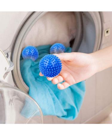 KOMUNJ 5 Pcs Laundry Tumble Dryer Balls - Reusable Plastic Balls for Speeding Drying and Reducing Creases - Buy Online on GoSupps.com