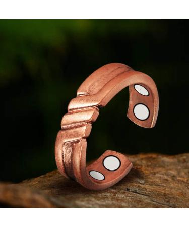 Yinox Heart-Shaped Magnetic Therapy Jewelry for Women - Pure Copper 3500 Gauss Strong Magnetism for Arthritis & Migraines Relief Slimming Effect - Buy Online on GoSupps.com