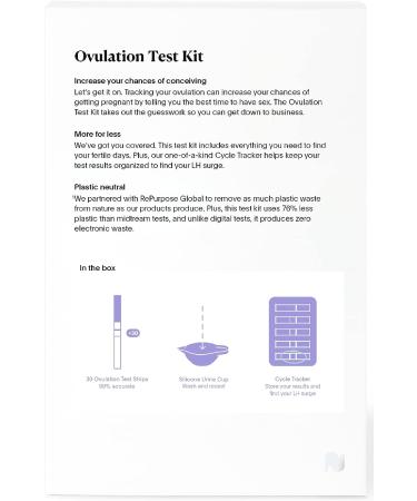 Natalist Ovulation Tests Kit - Clear & Accurate Results - 30 Count - Buy Online on GoSupps.com