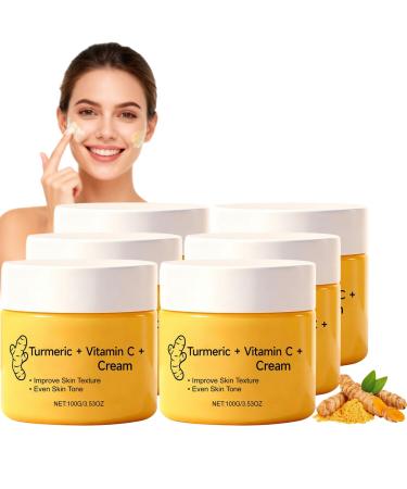 Raevior Turmeric and Vitamin C Body Cream for Face & Body Brightening Lotion for Uneven Skin Tone Turmeric Moisturizing Cream for Dry Skin Smoothing Treatment Helps Improve Skin Tone Appearance (6)