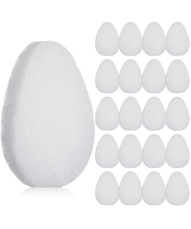 20 Piece Facial Sponge for Daily Deep Cleansing Regular Exfoliating Pads Reusable Plant Fiber for Removing Skin Dirt and Makeup  Natural Facial Cleaning Tool for Normal to Oily Skin
