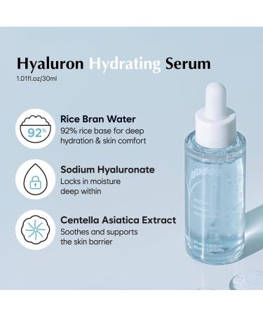 MIDHA Hyaluron Hydrating Serum Deep & instant moisturizing 8 layer hyaluronic acid contained quick hydrating serum vegan - Buy Online on GoSupps.com