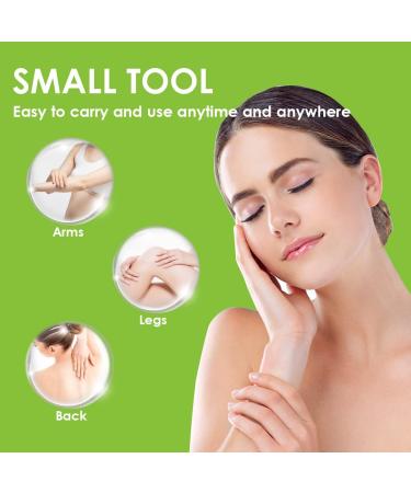 SKSOYT Upgraded Nano Crystal Hair Eraser - Gentle Hair Remover for Women and Men - Skin Exfoliation - Works on Arms, Back, Legs - Easy to Use - Perfect Gift (Gold) - Buy Online on GoSupps.com