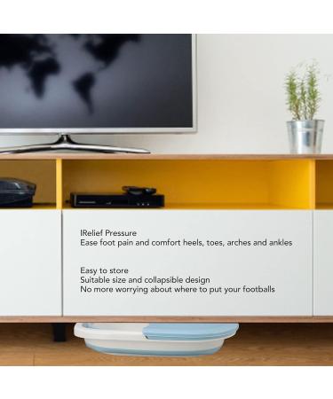 Omabeta Baignoire de Trempage du Pied Bain Pliable Baignoire Pieds Pieds Pieds de Spa Bassin de Trempage pour Le Soulagement de la Pression limination des Huiles Essentielles (Bleu) - Buy Online on GoSupps.com