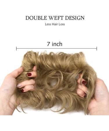 Yamel Dark Blonde Messy Bun Human Hair Scrunchie for Women - Buy Online on GoSupps.com