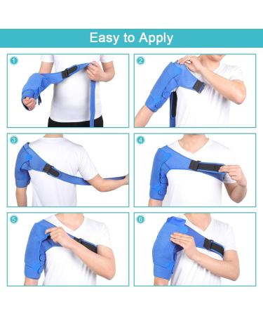 Buy Health Gear Shoulder Support Brace - Breathable Shoulder Protector for Pain Relief (Small Size 31-38in) - International Shipping Available - Buy Online on GoSupps.com