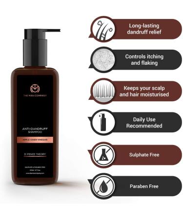 The Man Company Onion Seed Oil Hair Care Hair Growth Tonic 3% Redensyl Apple Cider Vinegar Shampooanti Dandruff Set Of 3 - Buy Online on GoSupps.com