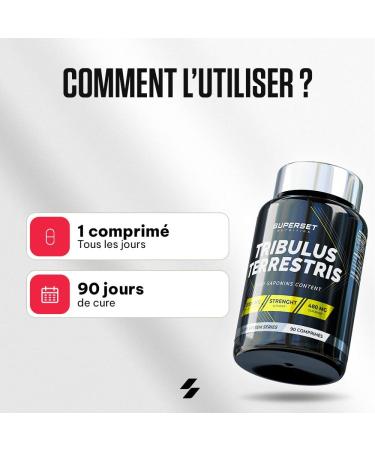 Superset Nutrition | Tribulus Terrestris (90 Tabs) | Tribulus | Booster de testost rone booster de tonus et performance ! - Buy Online on GoSupps.com