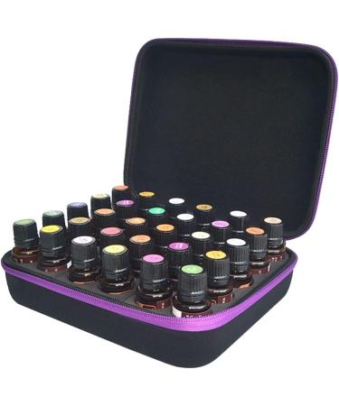 Fifor Showcase for Essential Oils | 30 Subject Storage & Eva Bag | 5ml to 15ml Perfume Massage Oil & Cosmetic Bottle Organizer - Buy Online on GoSupps.com