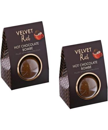 Hot Chocolate Gift Sets - 2 Sets of hot Chocolate Bombs with Marshmallows Inside and in a Gift Box - Buy Online on GoSupps.com