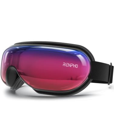 RENPHO Eyeris 1 - Eye Massager with Heat  Birthday Gifts  Heated Eye Mask for Migraines  Bluetooth Music  Eye Care Massager  Cool Dad Presents from Daughter  Son  Mom - Heartwarming Men Gifts Gradient Purple