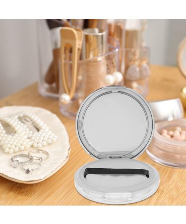 SHERCHPRY 2 Sets Powder Puff Storage Box | Cosmetic Powder Case with Sifter Lids for Loose Powder & Makeup | Travel-Friendly Compact in Pink & Silver - Buy Online on GoSupps.com