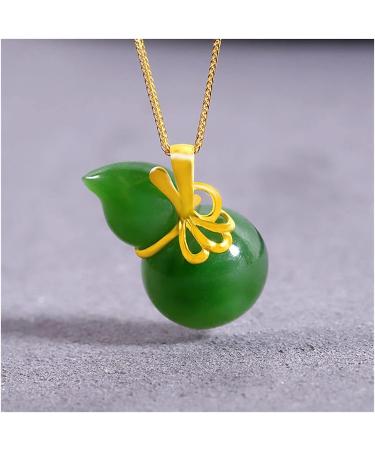 NEZIH Nat rliche Gr ne Sterling Silber Anh nger - Frauen Halskette - Buy Online on GoSupps.com