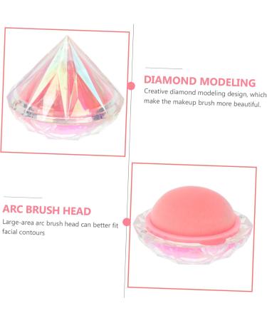 Angoily Foundation Brush Makeup Brush Creative Girl Cosmetics Brush Concealer Cream Brush Buffing Face Unique Cosmetic Tools Makeup Tool Creative Diamond Cosmetics Brush Shell Woman Docile - Buy Online on GoSupps.com
