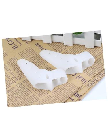 1 Pair Dividers Foot Separator Splint for Bunion Relief | Gel Cushions & Hammer Toe Straighteners - White - Buy Online on GoSupps.com