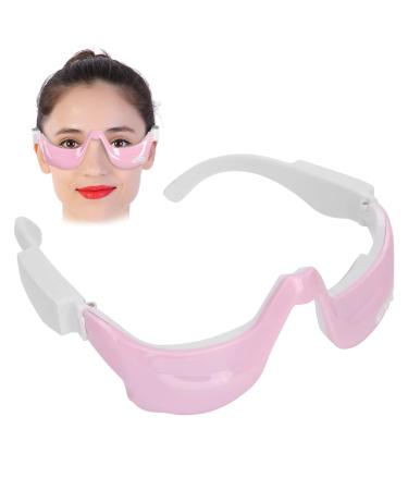 Eye Massager Electric Eye Massager Dark Circles Fatigue Relief EMS Microcurrent Eye Massage Machine for Dark Circles Eye Bags Puffiness Eye(Pink)