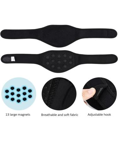 Safwel Neck Belt - Tourmaline Self-Heating Magnetic Therapy Band for Cervical Pain Relief & Health Care - Buy Online on GoSupps.com