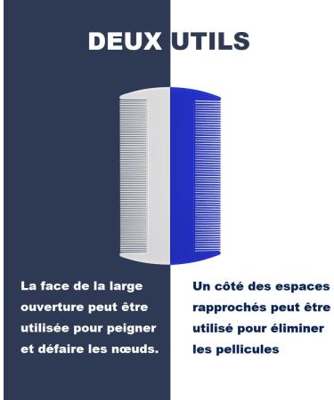 6 peigne anti poux Pour les Enfants les Adultes et toute la famille Il peut galement servir de peigne anti puces pour chat pr venir les puces et les tiques - Buy Online on GoSupps.com