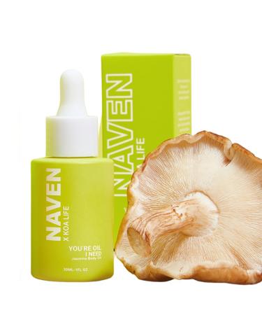 KOA LIFE NAVEN x You're Oil I Need - Anti-Aging Jasmine Body Oil | For Radiant Glowing and Even Skin Tone | Vegan Cruelty and Chemical Free Naven Body Oil - Buy Online on GoSupps.com